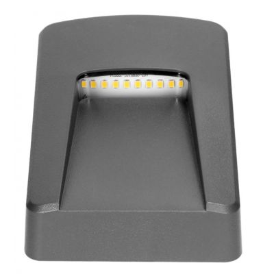 Lampa elewacyjna LED SLIGO 3W 240lm IP65 4000K biała neutralna szary ORNO (AD-OP-6607GL4)